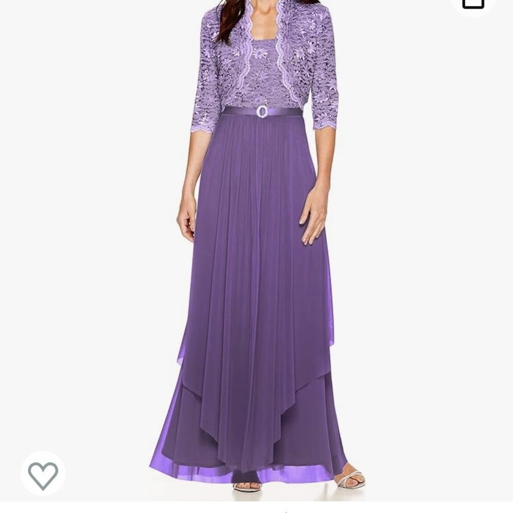 Formal dress. Lavendar. Worn once. Size 16